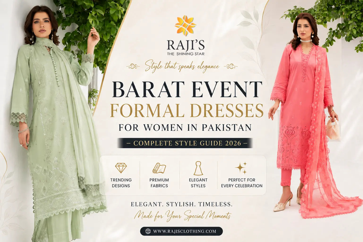 Barat Event Formal Dresses for Women in Pakistan. Complete Style Guide 2026