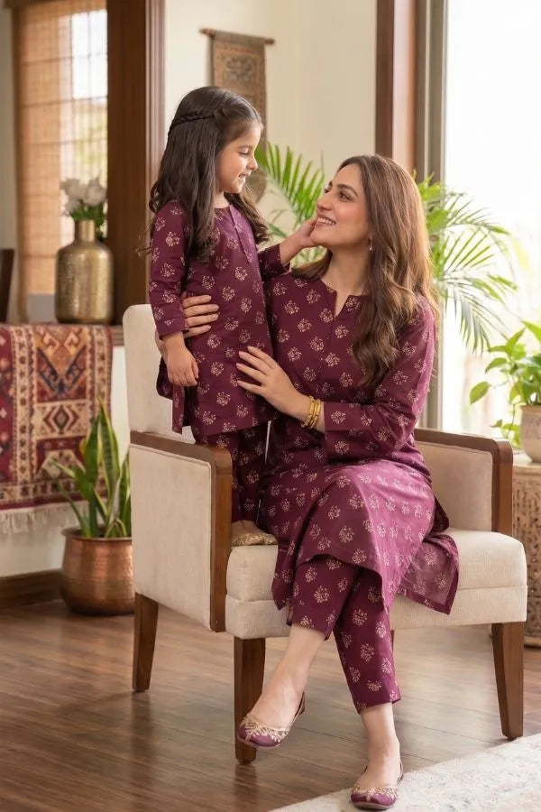 BLOCK PRINT LAWN RJ-01