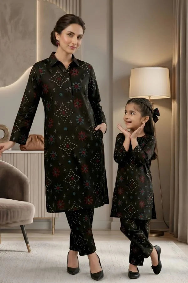 BLOCK PRINT LAWN RJ-06