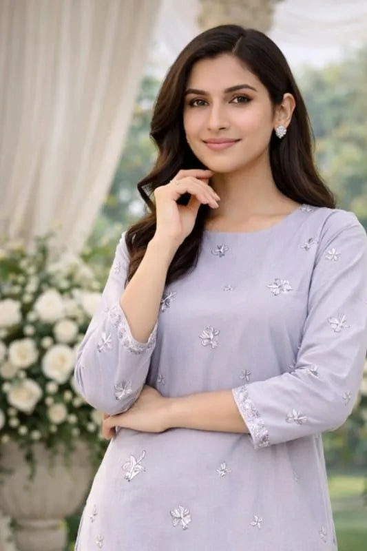 Embroidered Lawn RJ-04