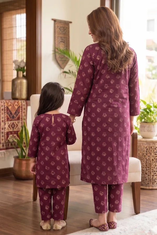 BLOCK PRINT LAWN RJ-01
