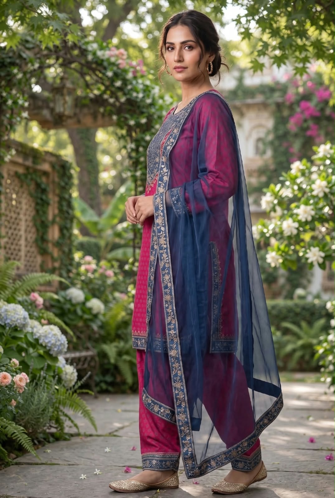 3-PC  Silk-Viscose  Stitched 03
